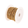 Ion Plating(IP) 304 Stainless Steel Diamond Cut Chunky Curb Chains CHS-CJ0001-30G-3