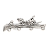 Branch Shaped Alloy Brooch Findings AL-G001-02AS-1