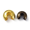 304 Stainless Steel & Brass Crimp Beads Covers STAS-XCP0001-54-2