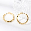 Ion Plating(IP) 304 Stainless Steel Hoop Earrings EJEW-P177-G-24-1