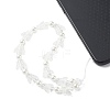 Acrylic Butterfly Pearl Beaded Mobile Straps HJEW-YW0001-01-9
