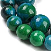 Synthetic Chrysocolla Beads Strands G-L529-B01-4mm-6