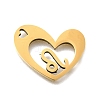 201 Stainless Steel Pendants STAS-A116-01G-05-1