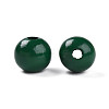 Painted Natural Wood Beads WOOD-A018-16mm-05-2