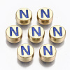 Alloy Enamel Beads ENAM-S122-029N-RS-1