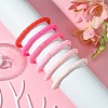 6Pcs 6 Colors Handmade Polymer Clay Stretch Bracelets BJEW-SW00138-5