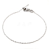 Non-Tarnish 304 Stainless Steel Add a Bead Adjustable Chains Bracelets for Women BJEW-M307-01B-P-1