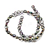 Electroplated Transparent Glass Beads Strands GL-CBA98F0-06A-03-3