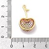 Brass Micro Pave Cubic Zirconia Pendants KK-L228-08G-02-3