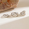 3Pcs Alloy Finger Rings Sets WG7802C-08-4