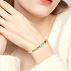 500Pcs Electroplate Opaque Resin Beads FIND-SP0005-06-5