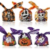 60Pcs 2 Styles Rabbit Shaped Halloween Candy Plastic Bags ABAG-FS0001-06-3