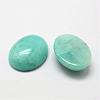 Oval Natural Amazonite Cabochons G-O147-02E-2