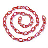 Acrylic Opaque Cable Chains PACR-N009-001F-2