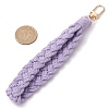 Handmade Macrame Cotton Threads Wrist Strap Pendant Decoration HJEW-JM02625-03-3