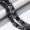 Dyed & Heated Natural Black Agate Beads Strands G-K359-D05-01-2