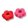 Flocky Acrylic Bead Frames X-OACR-E020-11-3