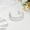 1Pc Alloy Arm Cuff Bangles for Women BJEW-LP0003-32P-3