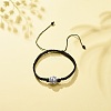 Acrylic Braided Bead Bracelet BJEW-JB08552-04-3