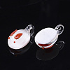 Handmade Lampwork Pendants LAMP-N021-002-5