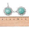 Natural Amazonite Pendants GG-CBA0251-09B-P-3