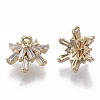 Brass Micro Pave Cubic Zirconia Peg Bails Charms KK-S348-475-NF-3