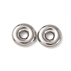 304 Stainless Steel European Beads STAS-D383-01B-P-1