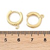 Brass Huggie Hoop Earring Findings KK-L152-20G-3
