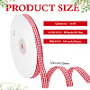 Polyester Ribbons SRIB-WH0011-359A-01-2