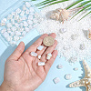 72Pcs 9 Styles ABS Plastic Imitation Pearl Beads KY-PA0001-16-3