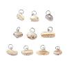 Natural Freshwater Shell Pendants PALLOY-JF05874-01-1