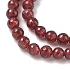 Natural Garnet Beads Strands X-G-Z104-A01-4mm-4