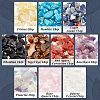  10 Styles Natural Mixed Gemstone Chip Beads G-NB0003-97-5