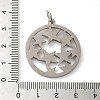 Non-Tarnish 304 Stainless Steel Pendants STAS-C086-05L-P-3