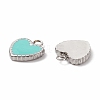 304 Stainless Steel Enamel Charms STAS-H446-150D-2