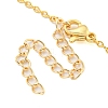 Brass Micro Pave Clear Cubic Zirconia Pendant Necklaces NJEW-M220-01B-G-3