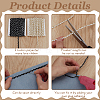 2Pcs 2 Colors Polyester Wave Lace Ribbon OCOR-FG0002-93B-4