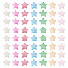 300Pcs Crackle Opaque Acrylic Beads OACR-TA0004-60-2