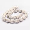 Natural Howlite Bead Strands G-K153-D15-2