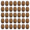 Spray Painted Natural Maple Wood Beads X-CD-TAC0003-01B-1