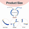 Nylon Thread Bracelets Making AJEW-TAC00105-3