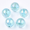 Transparent Acrylic Beads TACR-T006-01A-03-1