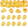 20Pcs 10 Styles Transparent Resin Bread-shaped Turtle Pendants RESI-TA0005-24-2