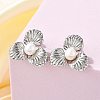 304 Stainless Steel Stud Earrings EJEW-S246-07P-2