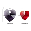 240Pcs 8 Style Romantic Valentines Ideas Glass Charms GLAA-LS0001-06-3