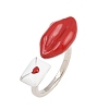Brass Cuff Open Rings for Women KK-CBA17E5-02P-4