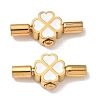 304 Stainless Steel Enamel European Clasps with Cord Ends SA-CBABC0F-09G-1