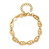 304 Stainless Steel Mariner Link Chains Bracelets for Women BJEW-F536-20G-2
