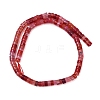 Dyed Natural Agate Beads Strands G-U030-B01-04-3