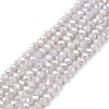 Electroplate Glass Beads Strands EGLA-A044-P1mm-B19-1